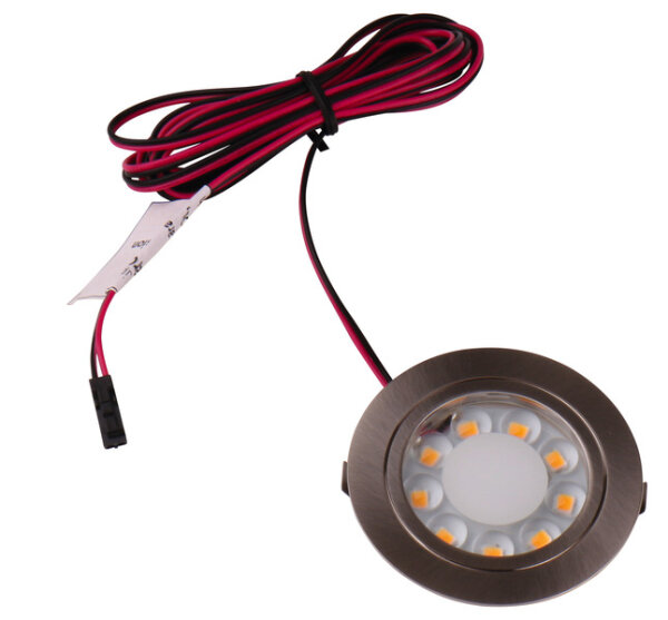 Edelstahl-LED-Spot - 9 LEDs