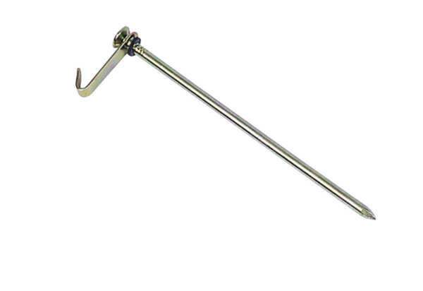 Ground peg round 7mmX21cm, 5 pieces