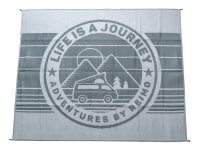 Vorzelt- / Markisenteppich "Life is a journey"...