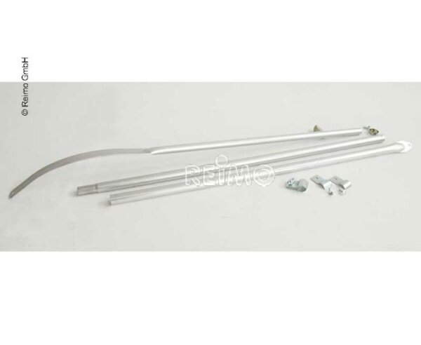 Tige de traction coudée 210-275cm Alu Ø25mm en 3 parties