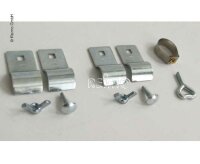 Tige de traction coudée 210-275cm Alu Ø25mm en 3 parties