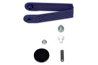 Brass eyelets, 50pcs. 4mm silver coloured