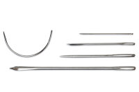 Différentes aiguilles à coudre