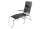 Footrest Camping Chair, GRENOBLE Camp4, black/silver