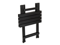 Single Black Alu-Klapptisch
