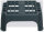 Step tread plastic grey 46x28x23cm, resilient up to 200kg