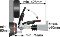 Anti-slinger hitch AKS3004 - For trailers up to 3000 kg