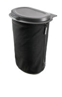 Poubelle Flextrash, 3L, noir, matÃ©riau biodÃ©gradable