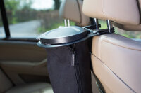 Poubelle Flextrash, 3L, noir, matÃ©riau biodÃ©gradable