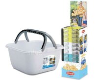 Display mit 48 Schüsseln/Wannen, 13l (je 35x35x18cm)...