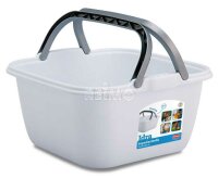 Display mit 48 Schüsseln/Wannen, 13l (je 35x35x18cm) farblich sortiert