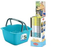 Display mit 30 Eimern (je 18,5 Ltr. 40x40x23cm farblich...