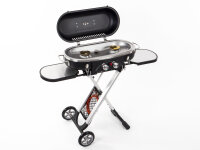 Trolley 2-Flamm-Gasgrill mit Zündsicherung - 50 mbar