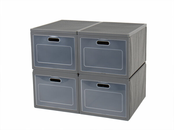 Folding locker Box 4 - Camping locker with 4 compartments
