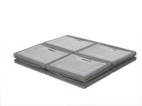Folding locker Box 4 - Camping locker with 4 compartments