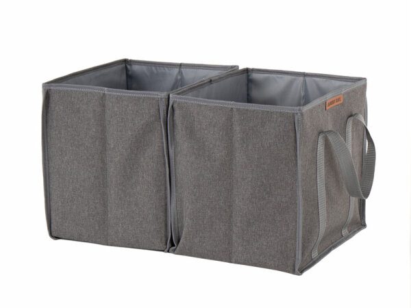 Folding boxes with carrying handles - set of 2