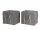 Folding boxes with carrying handles - set of 2