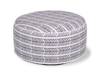 ETHNO Ottoman - blanc/noir gonflable