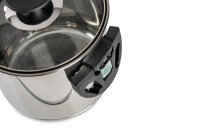 Camp4 Edelstahl Topfset 6-teilig - Mit abklappbaren Griffen und Glasdeckel