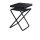 Campinghocker / Tischhocker Pasadena - Schwarz - Belastbar 100kg/30kg