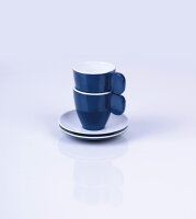 Camp4 Melamin Espresso-Tassen 2er-Set - Dunkelblau /...