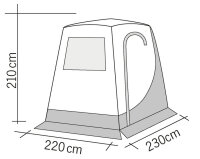 Tail tent "Update Vito Premium" for Mercedes Vito from year of manufacture 2015