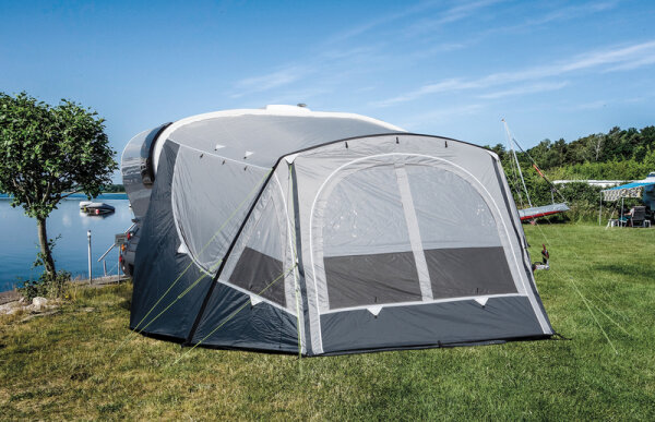 Inflatable awning for Adria Action 361
