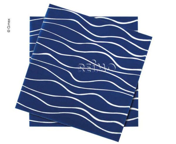 Serviettes, bleu marine 165x165mm, 20 pièces