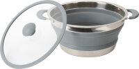 Volcano collapsible saucepan - 2.6 l - gray