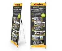 X-Banner Outdoor Revolution tents DE, size: 600x1800mm