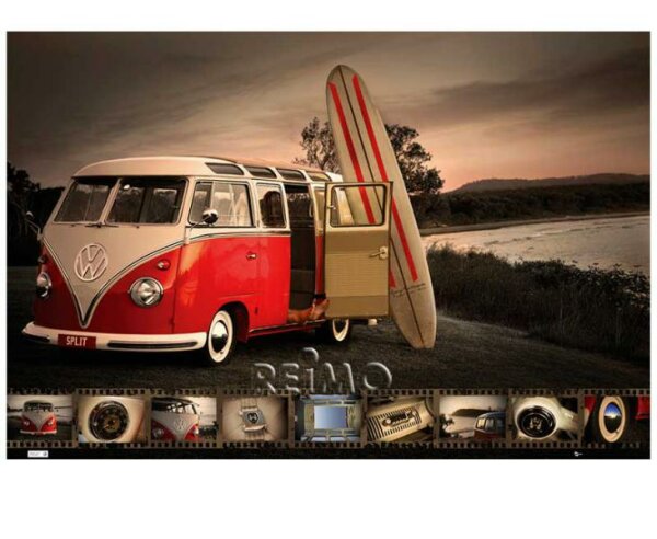 20 Maxi-Poster VW Collection : VW Bus Surfboard
