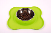 Gamelle pour chien en acier inoxydable FRIDA avec base en...