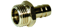 Screw-in grommet straight 3/8" x 12mm