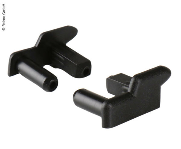 End caps left + right for table slide rail