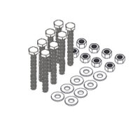 Set of 8 screws M10x100