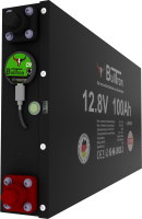 Batterie Polar 100Ah Slim LiFePO4 12,8V Akku mit 150A BMS
