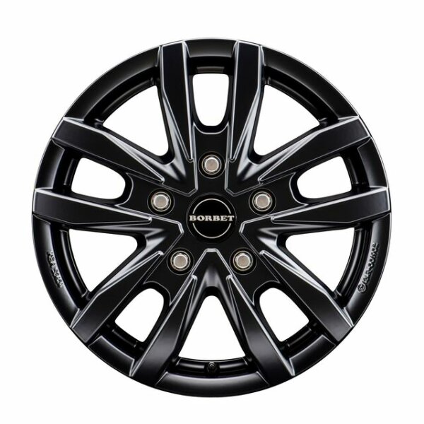 Leichtmetallfelge CW5 6,0 x 16 Zoll black matt passend für Fiat ab Bj. 2022 5/130