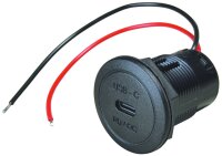 Power USB-C Einbausteckdose PD/QC 60 W EV ohne LED