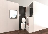 Complete set toilet L + power management incl. battery