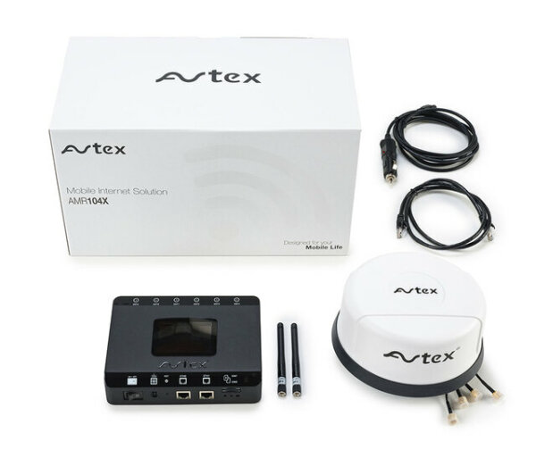 Router 4G LTE/WLAN mit 5G Antenne weiß