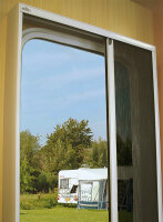 Fly screen door light grey