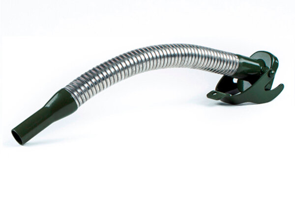 Auslaufrohr aus Metall mit flexiblem Ausguss⌀ 20 mm, für Diesel, Benzin Karftstoffe mit Bajonettverschluss