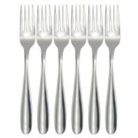 Edelstahl Gabel - 6 Stück