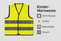 Children’s safety vest Colour yellow