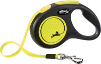 flexi New NEON, Gurt, schwarz/neongelb