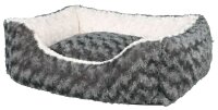 Bett Kaline, grau/creme