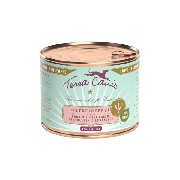 Getreidefrei, Huhn mit Pastinaken, Löwenzahn & Brombeeren