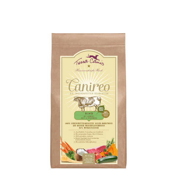 Canireo Trockenfutter Rind, getreidefrei