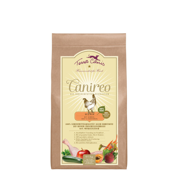 Canireo Trockenfutter Huhn, getreidefrei