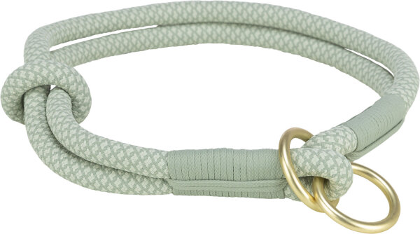 Soft Rope Zug-Stopp-Halsband, salbei/mint